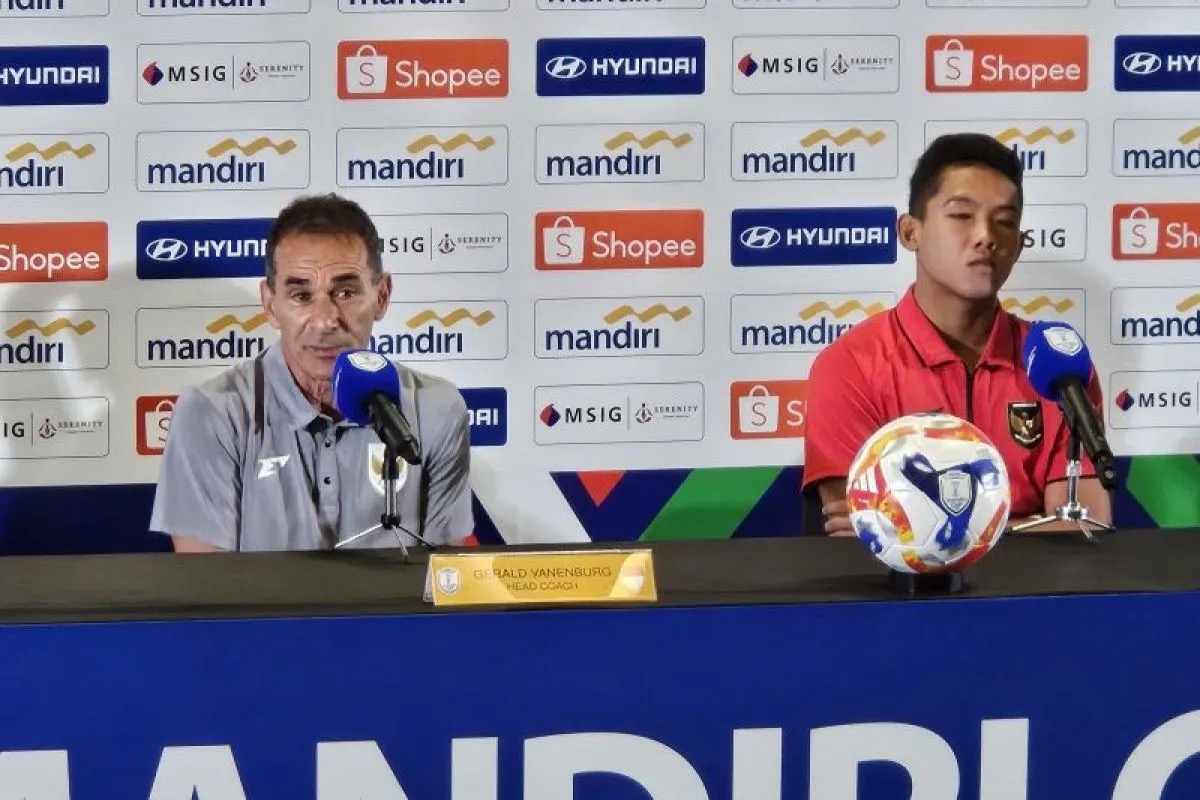 Pelatih Timnas U-23 Indonesia Gerald Vanenburg
